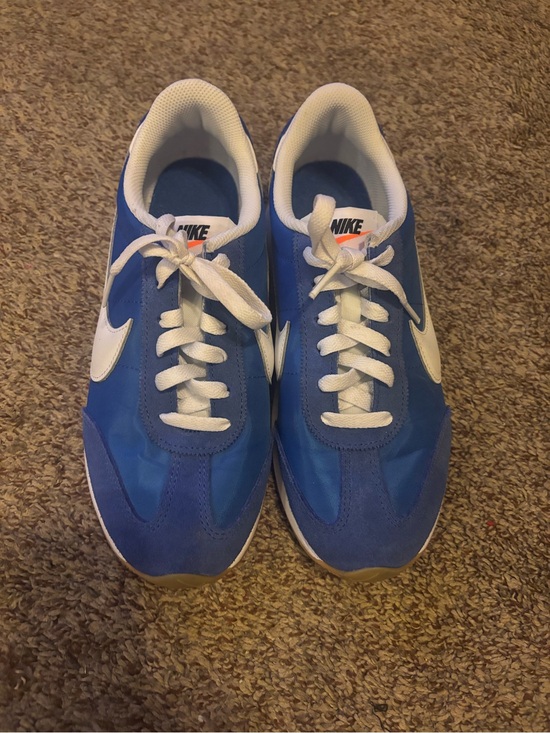 Nike Shoes - Nike Blue and White Low-Profile Running Shoes